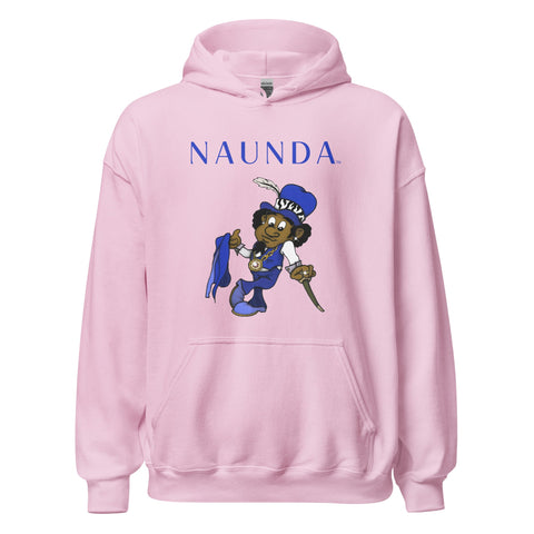 BLUE LEPRECHAUN with Blue Logo Unisex Hoodie - Kima Kreates