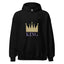 CROWN KING with Gold Logo Unisex Hoodie - Kima Kreates