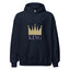 CROWN KING with Gold Logo Unisex Hoodie - Kima Kreates