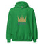 CROWN KING with Gold Logo Unisex Hoodie - Kima Kreates