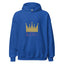 CROWN KING with Gold Logo Unisex Hoodie - Kima Kreates