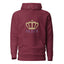 CROWN QUEEN with Gold Logo Premium Unisex Hoodie - Kima Kreates