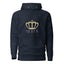 CROWN QUEEN with Gold Logo Premium Unisex Hoodie - Kima Kreates