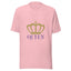 CROWN QUEEN with Gold Logo Unisex T-Shirt - Kima Kreates