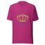 CROWN QUEEN with Gold Logo Unisex T-Shirt - Kima Kreates