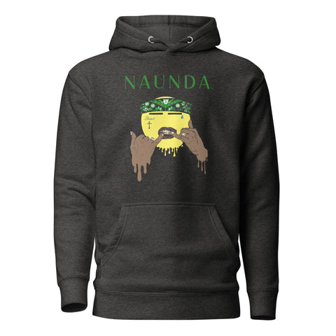 CULTURE with Green Logo Premium Unisex Hoodie - Kima Kreates