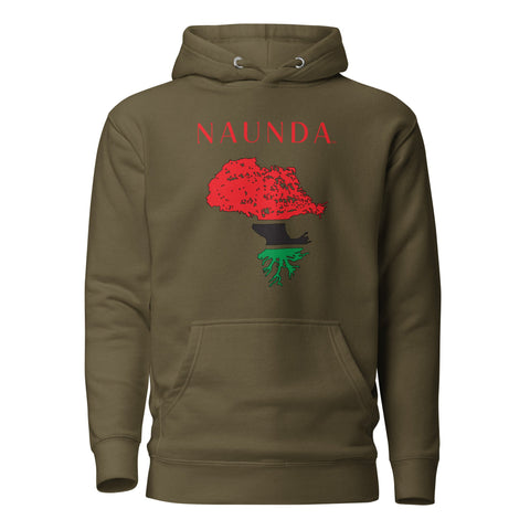 EDEN ART with Red Logo Premium Unisex Hoodie - Kima Kreates