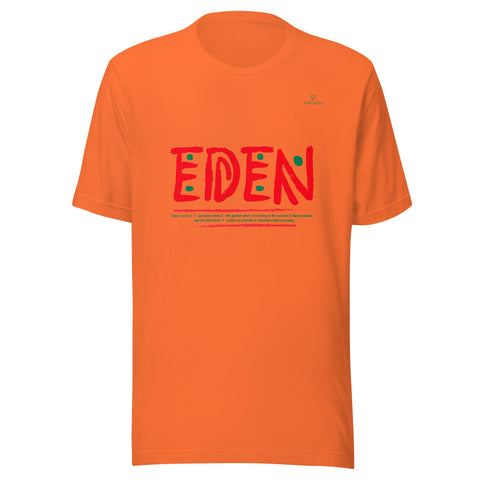 EDEN WORDMARK with Green Logo Unisex T-Shirt - Kima Kreates