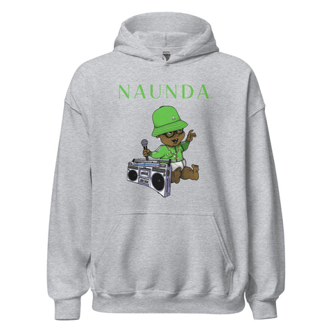 EIGHTIES BABY with Green Logo Unisex Hoodie - Kima Kreates