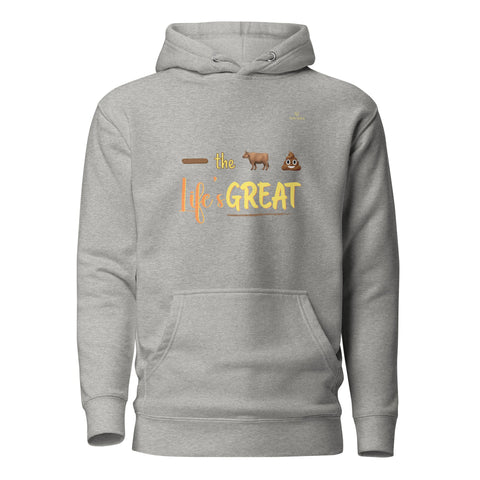EMOJI with Yellow Logo Premium Unisex Hoodie - Kima Kreates
