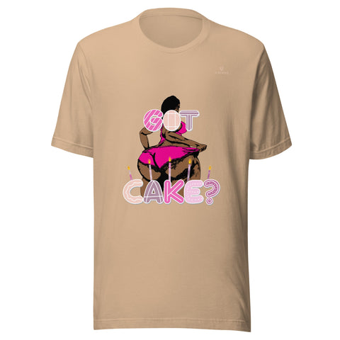 GOT CAKE with Peach Logo Unisex T-Shirt - Kima Kreates