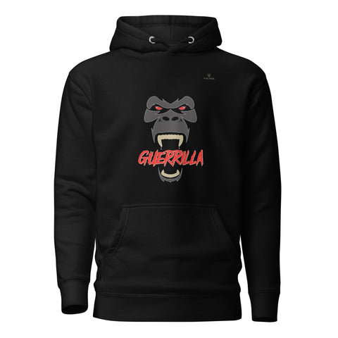 GUERRILLA with Gold Logo Premium Unisex Hoodie - Kima Kreates