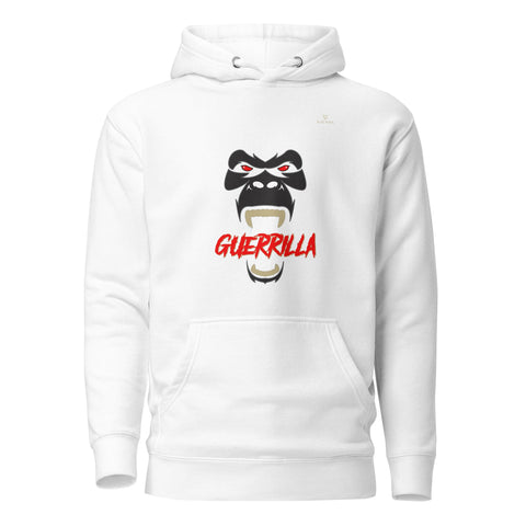 GUERRILLA with Gold Logo Premium Unisex Hoodie - Kima Kreates
