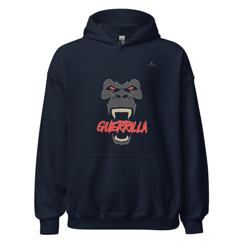 GUERRILLA with Gold Logo Unisex Hoodie - Kima Kreates