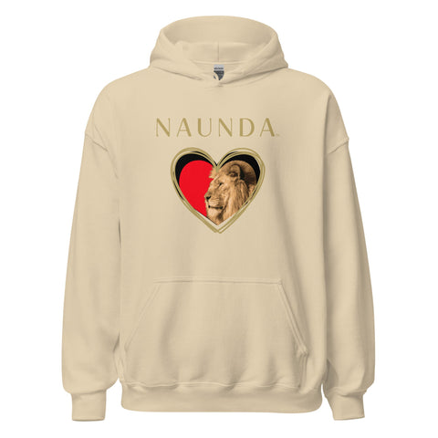 HEART OF A LION with Gold Logo Unisex Hoodie - Kima Kreates