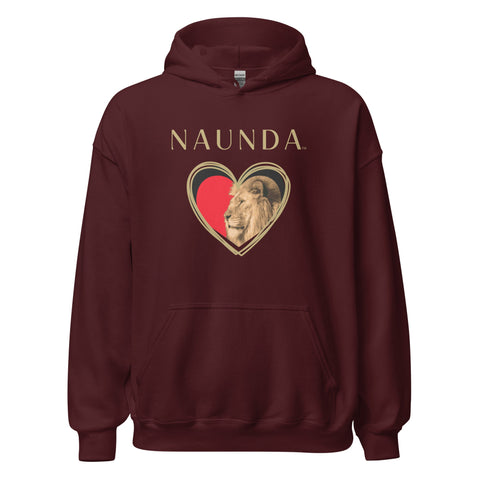 HEART OF A LION with Gold Logo Unisex Hoodie - Kima Kreates
