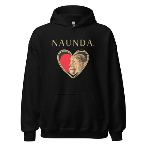 HEART OF A LION with Gold Logo Unisex Hoodie - Kima Kreates