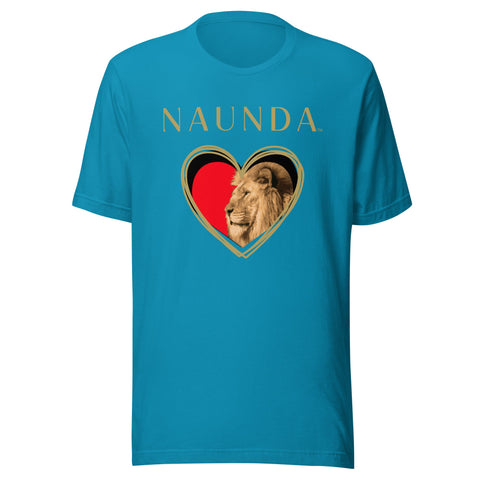 Heart Of A Lion with Gold Logo Unisex T-Shirt - Kima Kreates