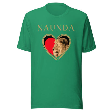 Heart Of A Lion with Gold Logo Unisex T-Shirt - Kima Kreates