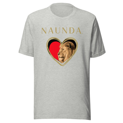 Heart Of A Lion with Gold Logo Unisex T-Shirt - Kima Kreates