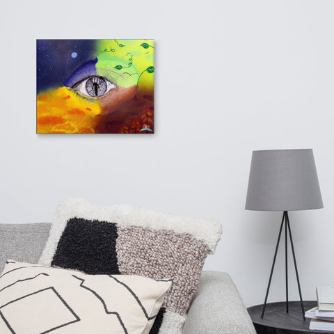 "KREATION" Canvas Print (16"x20") - Kima Kreates