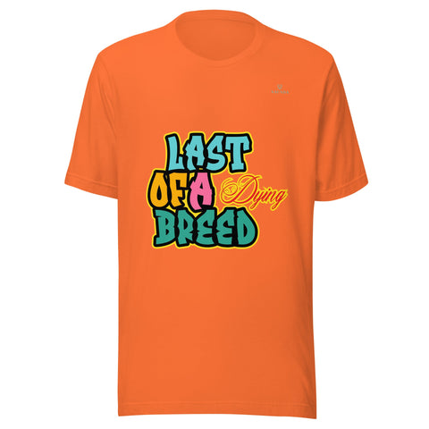 LAST OF A DYING BREED with Sky Blue Logo Unisex T-Shirt - Kima Kreates