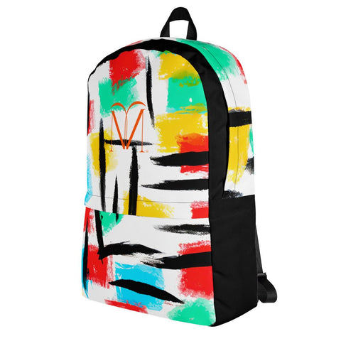Naunda Art Abstract Backpack - Kima Kreates