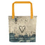 Naunda Art Aged Paper Tote Bag - Kima Kreates