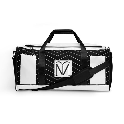 Naunda Art Designer Black Duffle Bag - Kima Kreates