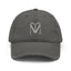 Naunda Art Distressed Dad Hat (White) - Kima Kreates