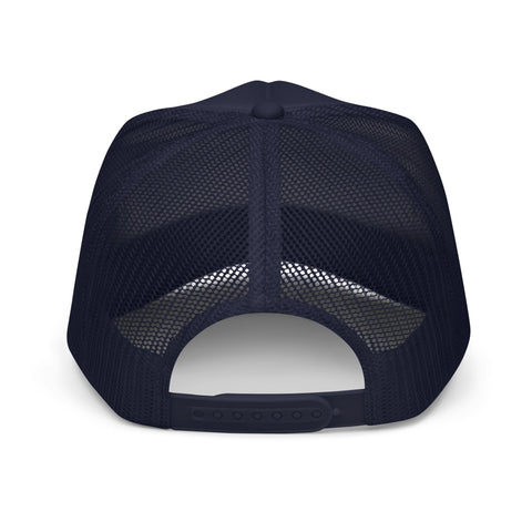Naunda Art Foam Trucker Hat (Black) - Kima Kreates