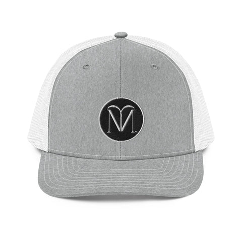 Naunda Art Patch Snapback Trucker Cap (White) - Kima Kreates