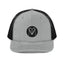 Naunda Art Patch Snapback Trucker Cap (White) - Kima Kreates