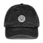 Naunda Art Patch Vintage Cotton Twill Cap (Black) - Kima Kreates