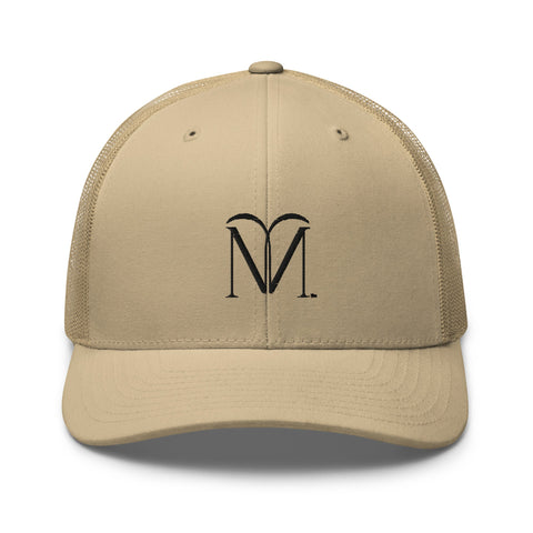 Naunda Art Retro Trucker Cap (Black) - Kima Kreates