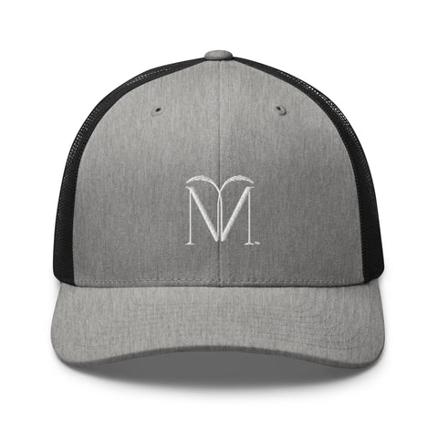 Naunda Art Retro Trucker Cap (White) - Kima Kreates