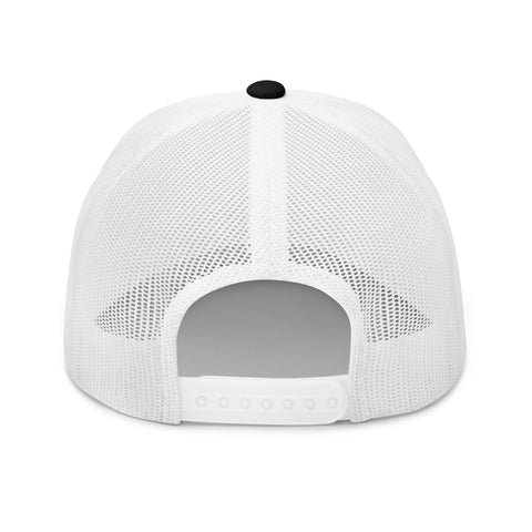 Naunda Art Retro Trucker Cap (White) - Kima Kreates