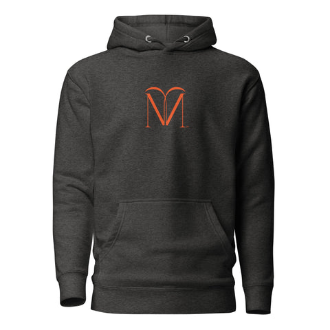 Naunda Art with Orange Logo Premium Unisex Hoodie - Kima Kreates