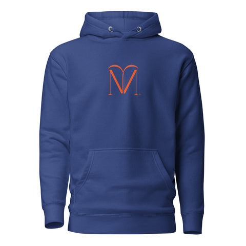 Naunda Art with Orange Logo Premium Unisex Hoodie - Kima Kreates