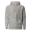 Naunda Art with Orange Logo Premium Unisex Hoodie - Kima Kreates