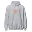 Naunda Art with Orange Logo Unisex Hoodie - Kima Kreates