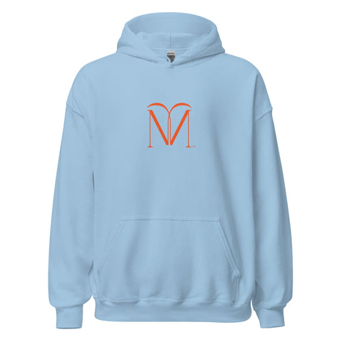 Naunda Art with Orange Logo Unisex Hoodie - Kima Kreates