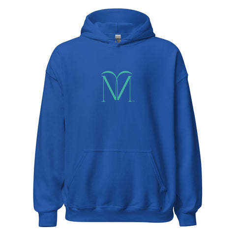 Naunda Art with Turquoise Logo Unisex Hoodie - Kima Kreates