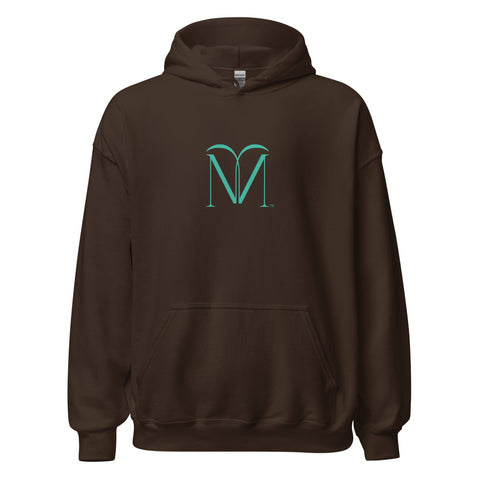 Naunda Art with Turquoise Logo Unisex Hoodie - Kima Kreates