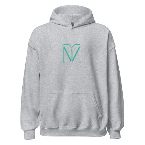 Naunda Art with Turquoise Logo Unisex Hoodie - Kima Kreates