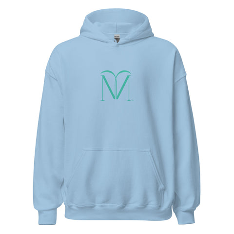 Naunda Art with Turquoise Logo Unisex Hoodie - Kima Kreates