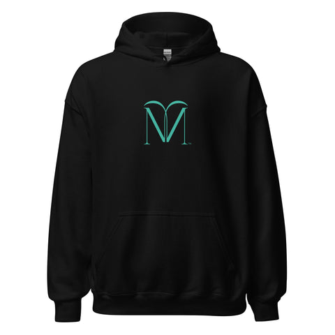 Naunda Art with Turquoise Logo Unisex Hoodie - Kima Kreates