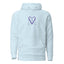 Naunda Art with Violet Logo Premium Unisex Hoodie - Kima Kreates