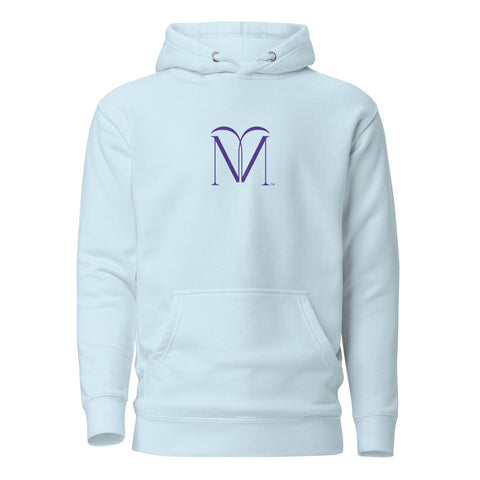Naunda Art with Violet Logo Premium Unisex Hoodie - Kima Kreates