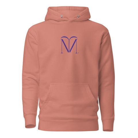 Naunda Art with Violet Logo Premium Unisex Hoodie - Kima Kreates